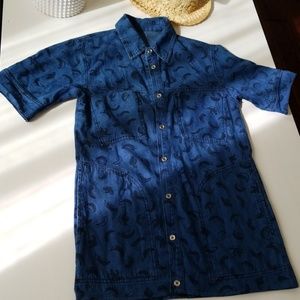 Benetton jean shirt